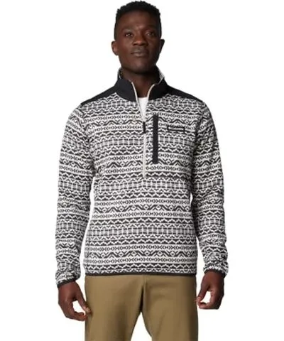 Columbia Men's Sweater Weatherâ¢ Printed Half Zip II Jacket